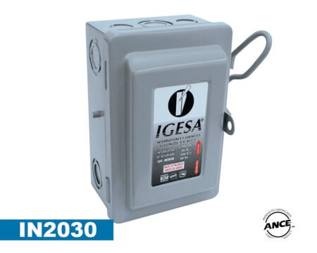 INTERRUPTOR DE SEGURIDAD DE 2 POLOS 30 Amp – IGESA